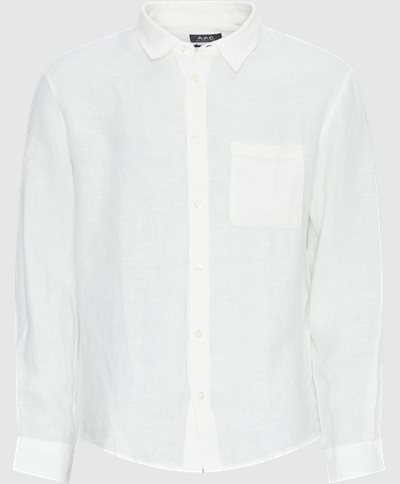 A.P.C. Shirts LIAEK-H12545 White